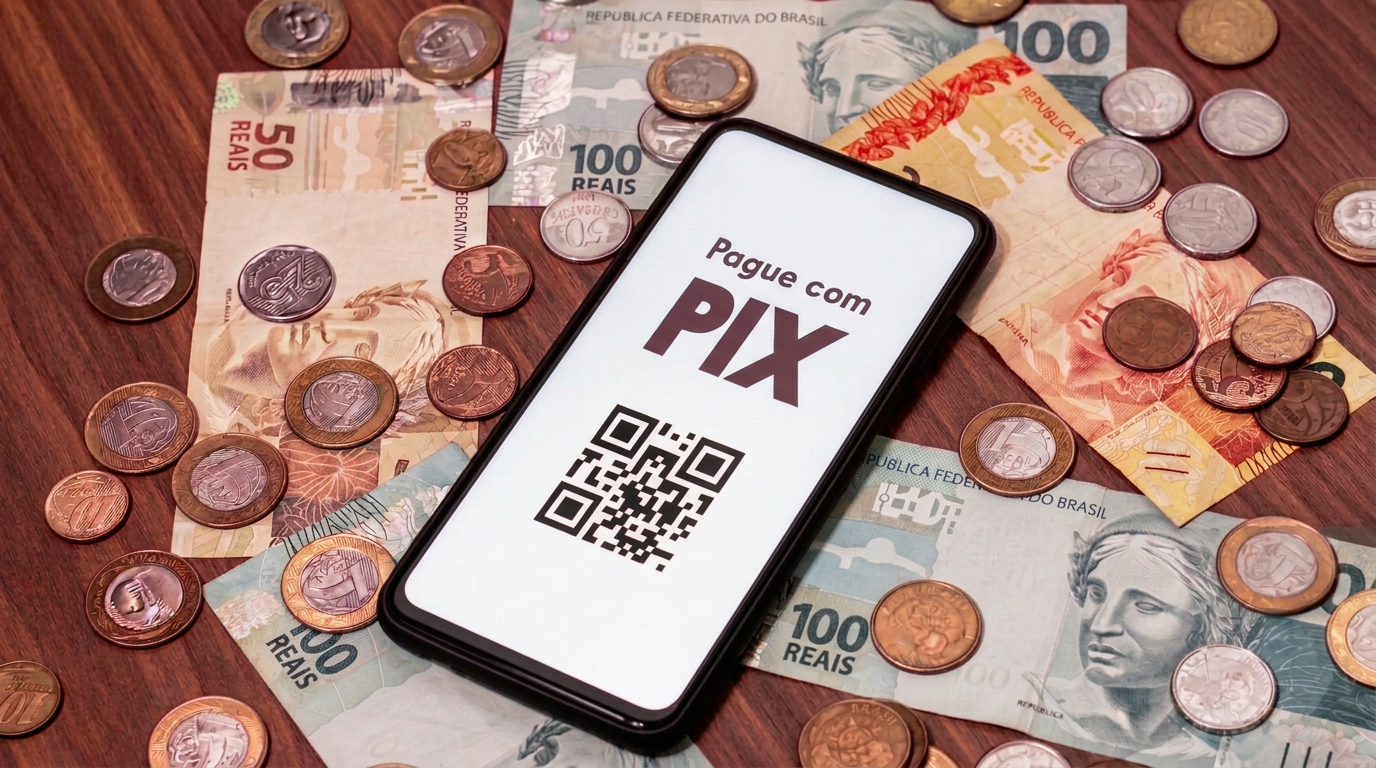 Alerta de segurança em transferência PIX no celular